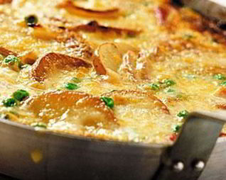 Картофельный омлет с грибами