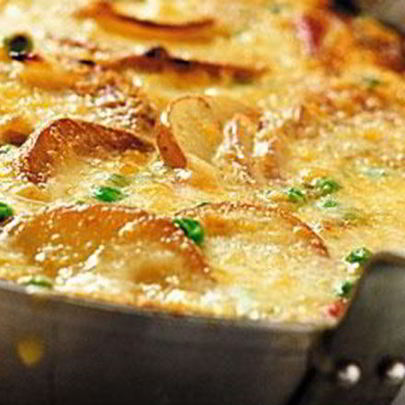 Картофельный омлет с грибами