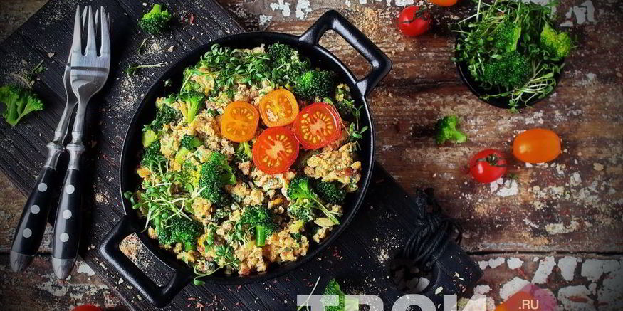 Рецепт омлета с брокколи