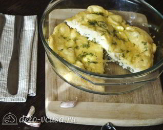 Омлет с горошком