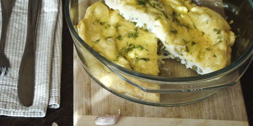 Рецепт омлета с горошком