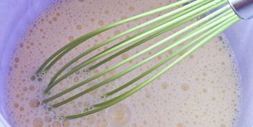 омлет с горошком