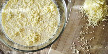 омлет с горошком