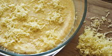 омлет с горошком