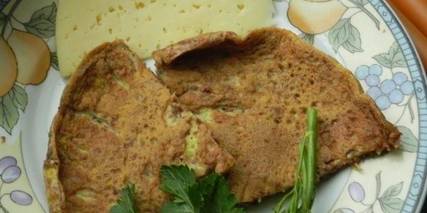 Рецепт омлета с грецким орехом