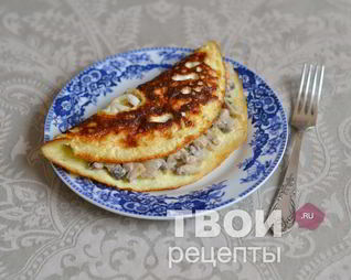 Омлет с грибами