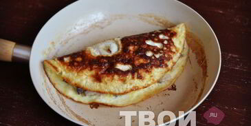 омлет с грибами