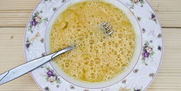 омлет с капустой