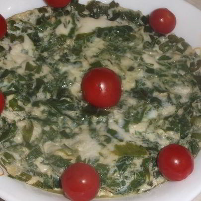 Омлет с сельдереем