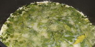 омлет с сельдереем