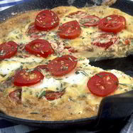 Рецепт Омлета с творогом на сковороде