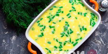 омлет с творогом