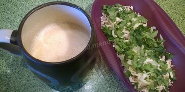 омлет с ветчиной и сыром в форме браво-дилайт