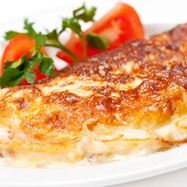 Рецепт Омлета с зеленью и помидорами