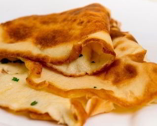 Омлет со сметаной