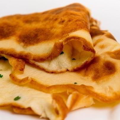 Омлет со сметаной