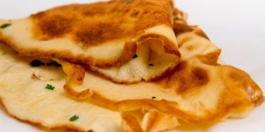 Рецепт омлета со сметаной