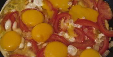 омлет в лаваше