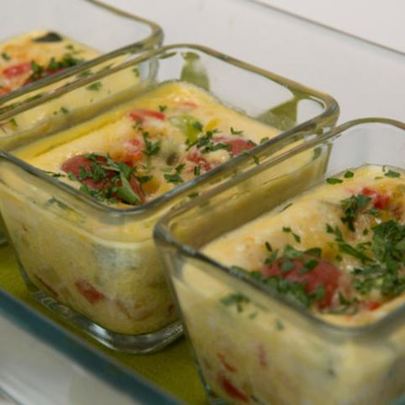 Паровая фриттата с овощами