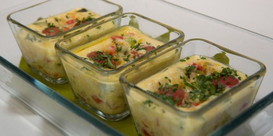 Рецепт паровой фриттаты с овощами