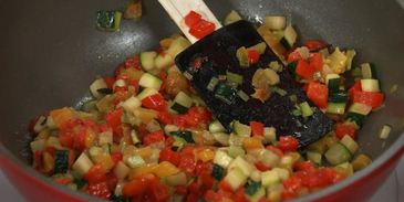 паровая фриттата с овощами