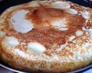 Пышный омлет из белков