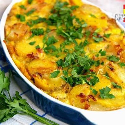 Тортилья запеченная — испанский омлет