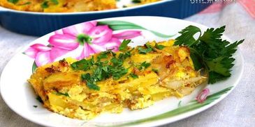 тортилья запеченная — испанский омлет