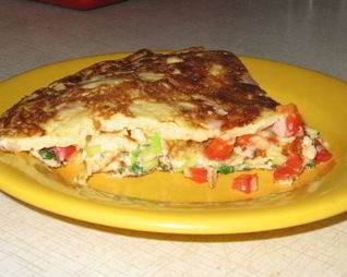 Трехслойный омлет