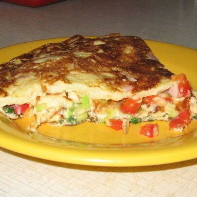 Трехслойный омлет