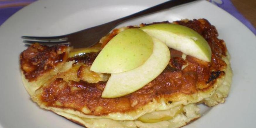 Рецепт яблочного омлета