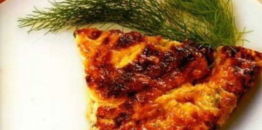 Рецепт зеленого омлета