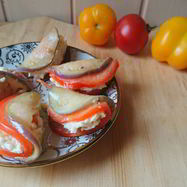 Рецепт Острой закуски с баклажаном и сыром