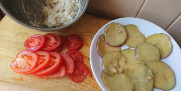 острая закуска с баклажаном и сыром