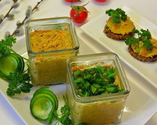 Чечевично-рисовый паштет