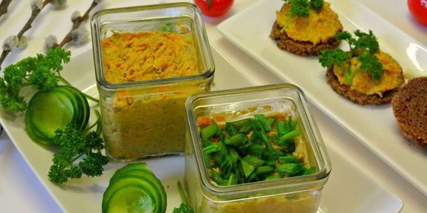 Рецепт чечевично-рисового паштет