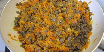 чечевично-рисовый паштет