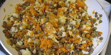 чечевично-рисовый паштет