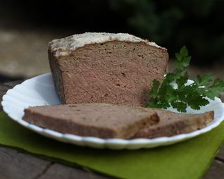 Домашний мясной паштет с печенью