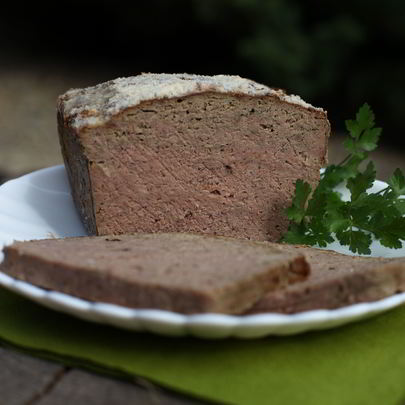 Домашний мясной паштет с печенью