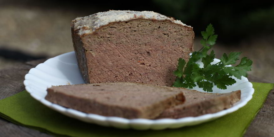 Рецепт домашнего мясного паштета с печенью