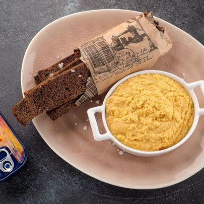 Нежный паштет из печени трески