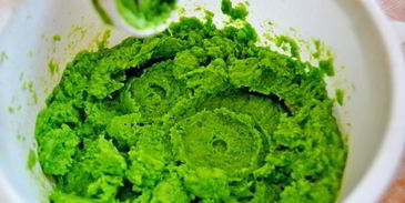 нежный паштет из зеленого горошка