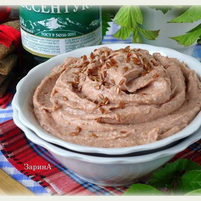 Паштет из домашней фасоли с кумином