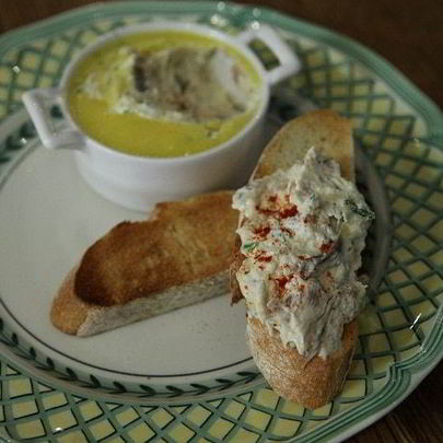 Паштет из копченой скумбрии