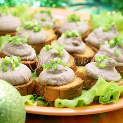 Паштет из куриной печени Праздничный