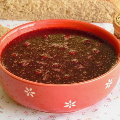 Паштет из куриной печени с брусничным желе