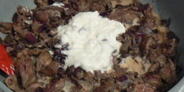 паштет из куриной печени с брусничным желе