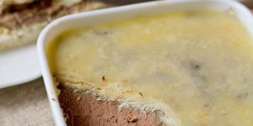 Рецепт паштета из куриной печени с оливками и коньяком