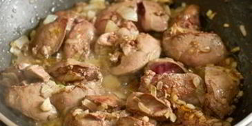 паштет из куриной печени с оливками и коньяком